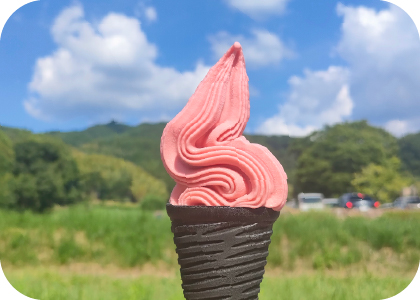 ソフトクリームあすかルビー